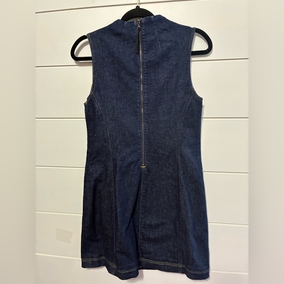 Spanx Rawin Denim Seamed Shift Dress size small - Picture 8 of 10